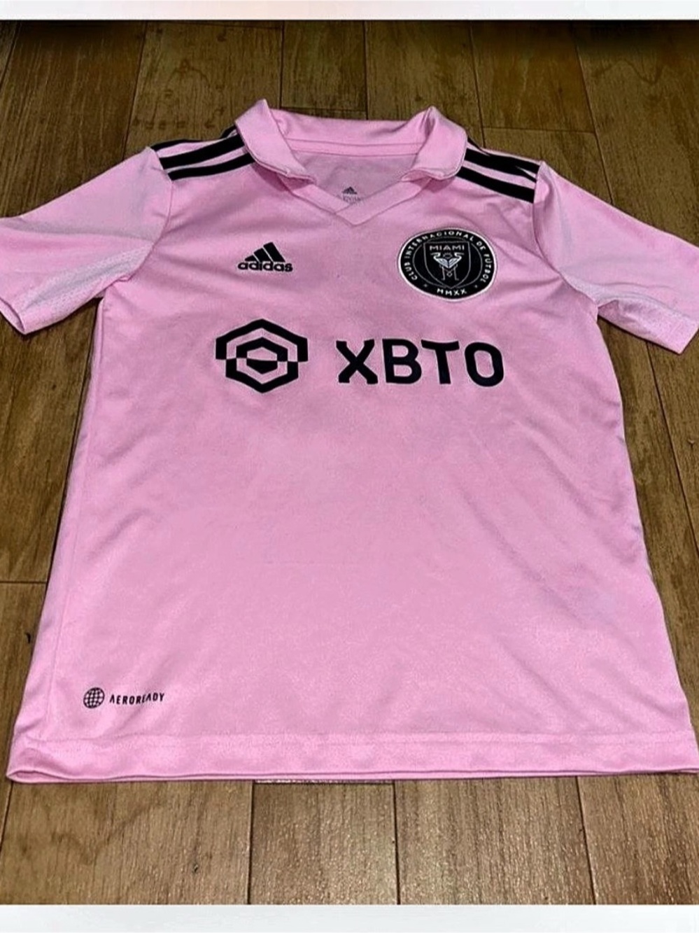 adidas Inter Miami CF Messi 10 jersey Pink Kids